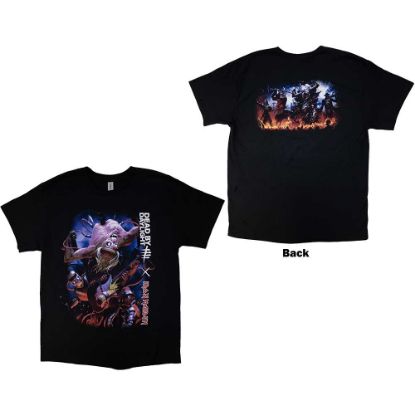 Picture of Iron Maiden Unisex T-Shirt: Dead By Daylight Monster Eddie Back Print
