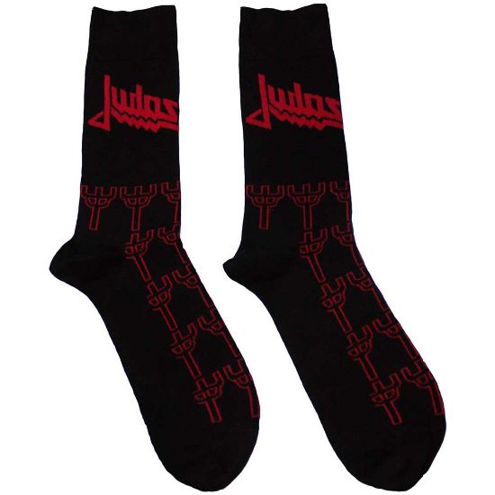 Picture of Judas Priest Unisex Ankle Socks: Trident Pattern (UK Size 7 - 11)