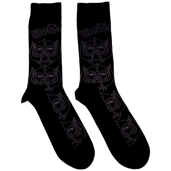 Picture of Motorhead Unisex Ankle Socks: Warpig Outlines (UK Size 7 - 11)