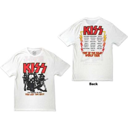 Picture of KISS Unisex T-Shirt: End Of The Road You Got The Best Back Print