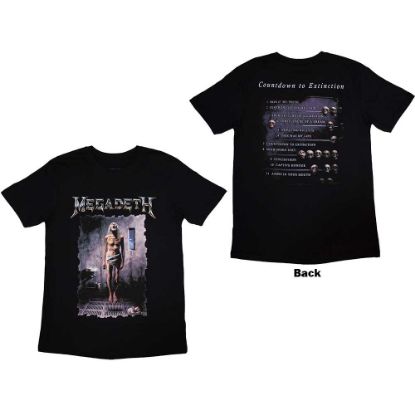 Picture of Megadeth Unisex T-Shirt: Countdown Back Print