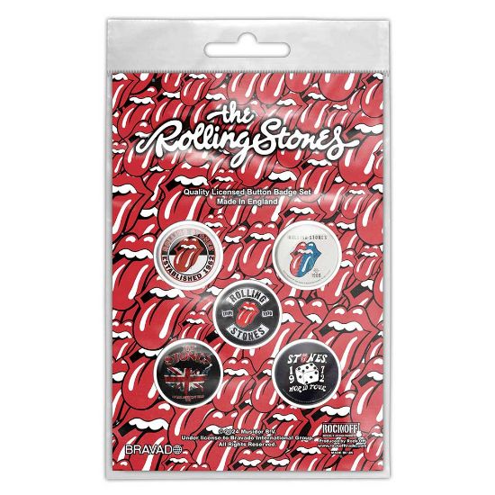 Picture of The Rolling Stones Button Badge Pack: Tour Collection