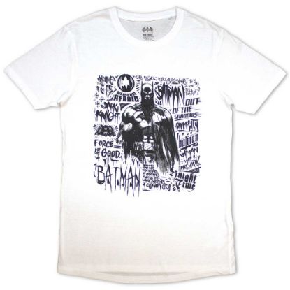 Picture of DC Comics Unisex T-Shirt: Batman - Scribbler