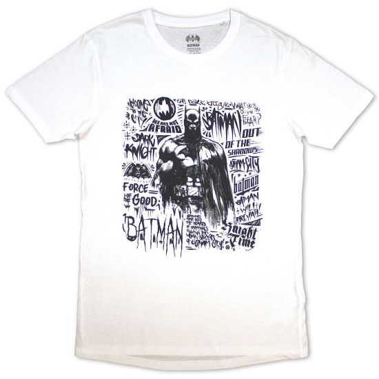 Picture of DC Comics Unisex T-Shirt: Batman - Scribbler