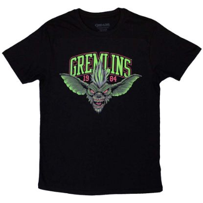 Picture of Gremlins Unisex T-Shirt: Stripe 1984 Green Logo  