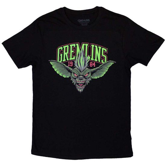 Picture of Gremlins Unisex T-Shirt: Stripe 1984 Green Logo  