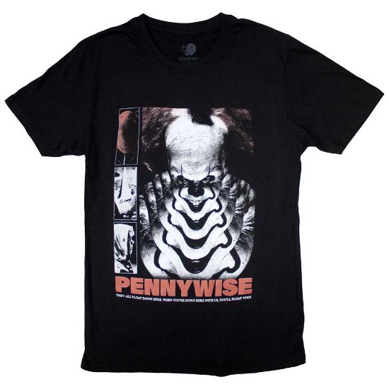 Picture of IT Unisex T-Shirt: Pennywise You'll Never Float Too  