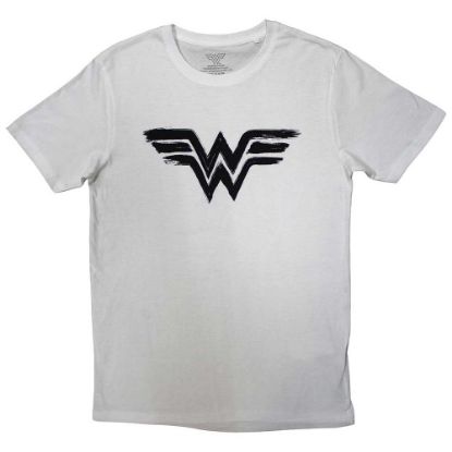 Picture of DC Comics Unisex T-Shirt: Wonder Woman - Black Paint Logo
