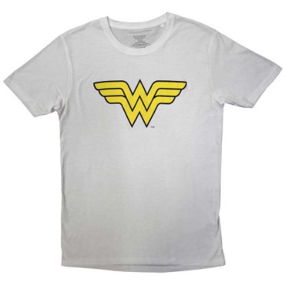 Picture of DC Comics Unisex T-Shirt: Wonder Woman - Yellow Logo