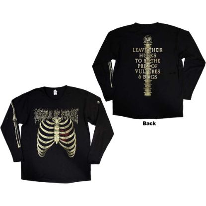 Picture of Cradle Of Filth Unisex Long Sleeve T-Shirt: Skeleton Back & Sleeve Print