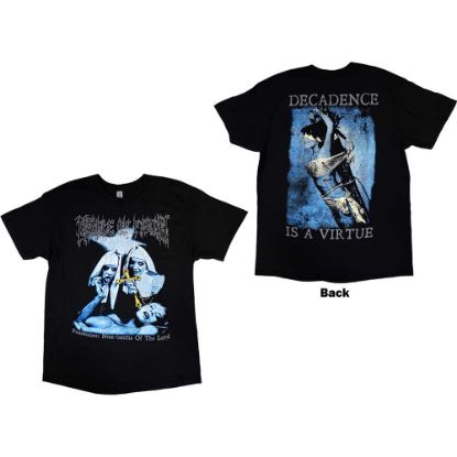 Picture of Cradle Of Filth Unisex T-Shirt: Decadence Back Print