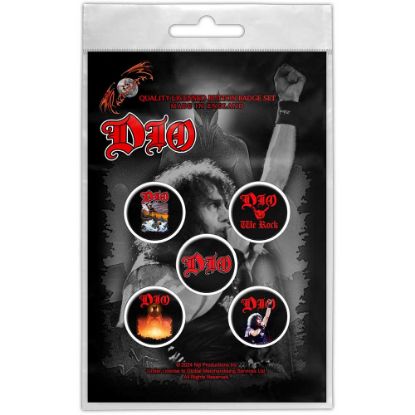 Picture of Dio Button Badge Pack: We Rock