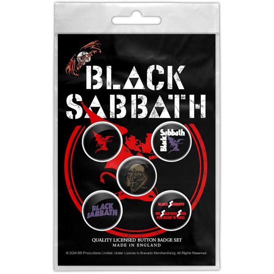 Picture of Black Sabbath Button Badge Pack: Red Devil