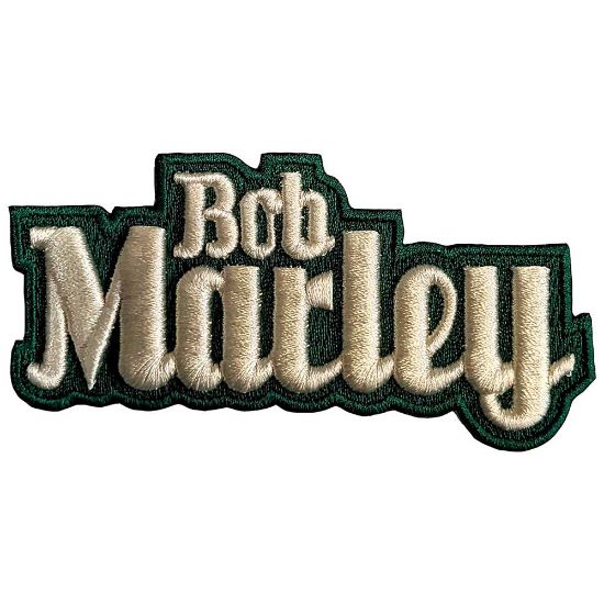 Picture of Bob Marley Woven Patch: Text Logo (Standard) 