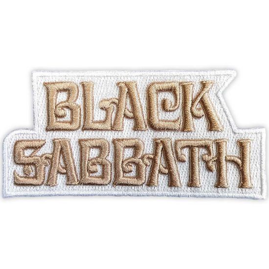 Picture of Black Sabbath Woven Patch: Text Logo (Standard) 