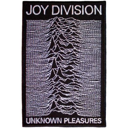 Picture of Joy Division Woven Patch: Unknown Pleasures (Standard) 