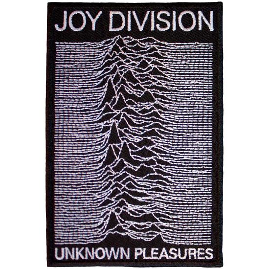 Picture of Joy Division Woven Patch: Unknown Pleasures (Standard) 