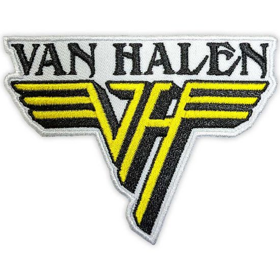 Picture of Van Halen Woven Patch: Text & Yellow Logo (Standard) 