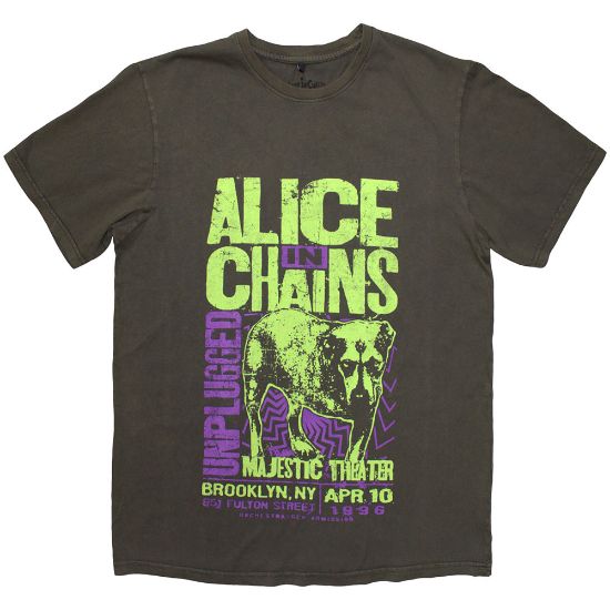 Picture of Alice In Chains Unisex T-Shirt: Unplugged Dog Wash Collection