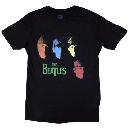 Picture of The Beatles Unisex T-Shirt: Colour Faces