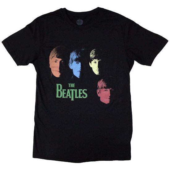 Picture of The Beatles Unisex T-Shirt: Colour Faces