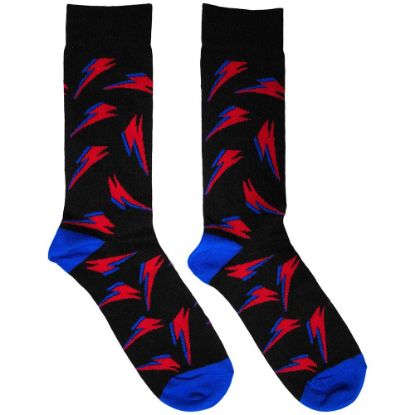 Picture of David Bowie Unisex Ankle Socks: Flash Pattern (UK Size 6 - 11)