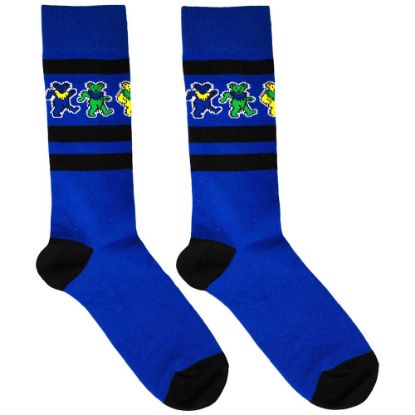 Picture of Grateful Dead Unisex Ankle Socks: Dancing Bears Stripe (UK Size 6 - 11)