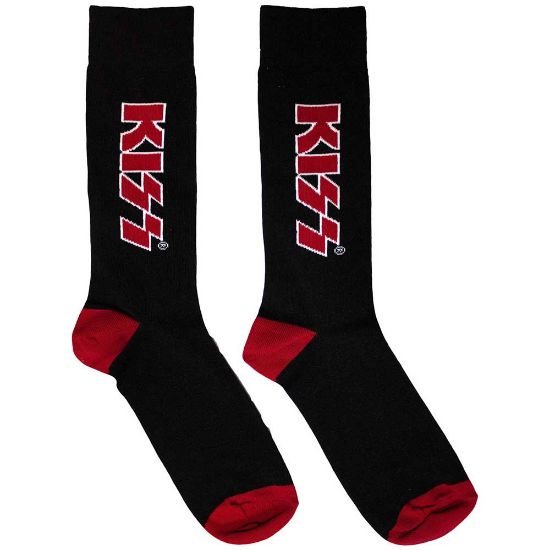 Picture of KISS Unisex Ankle Socks: Red Logo (UK Size 6 - 11)