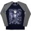 Picture of The Nightmare Before Christmas Unisex Raglan T-Shirt: Jack Crowd Embellished