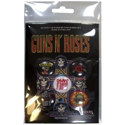 Picture of Guns N' Roses Button Badge Pack: Bullet Logo