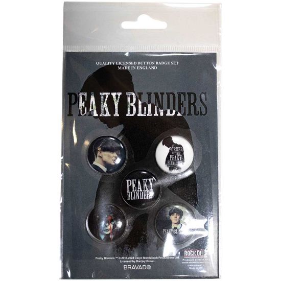 Picture of Peaky Blinders Button Badge Pack: By Order Of