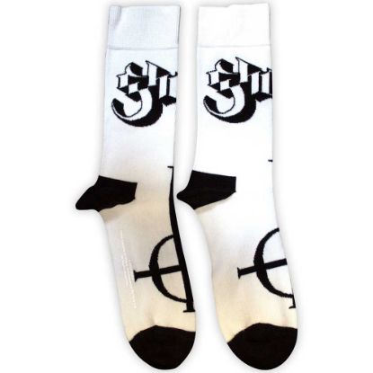 Picture of Ghost Unisex Ankle Socks: Symbol Mono (UK Size 7 - 11)