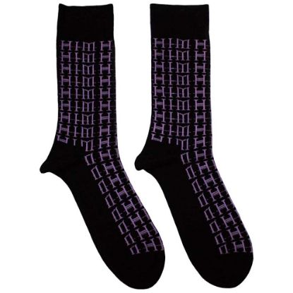 Picture of HIM Unisex Ankle Socks: Logo Repeat (UK Size 7 - 11)