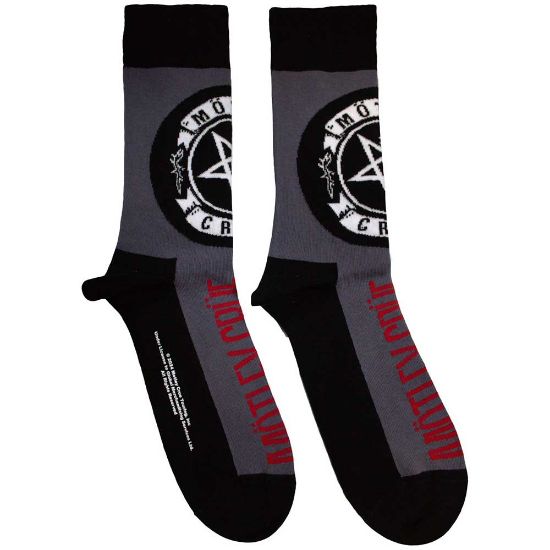 Picture of Motley Crue Unisex Ankle Socks: Pentagram Circle (UK Size 7 - 11)