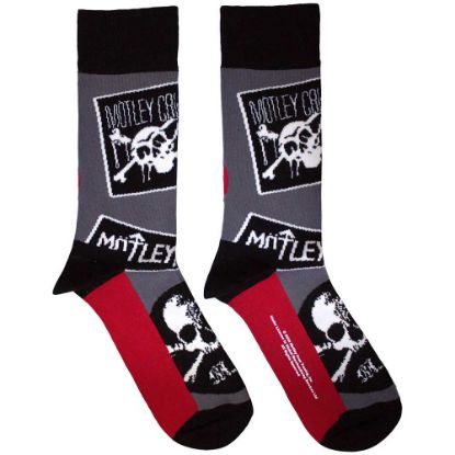 Picture of Motley Crue Unisex Ankle Socks: Logos (UK Size 7 - 11)