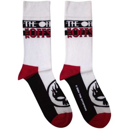 Picture of The Offspring Unisex Ankle Socks: Flaming Skull Logo (UK Size 7 - 11)