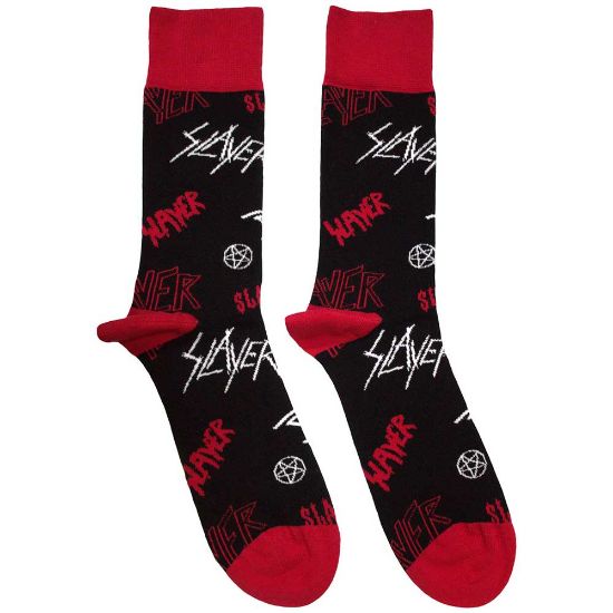 Picture of Slayer Unisex Ankle Socks: Logos Pattern (UK Size 7 - 11)