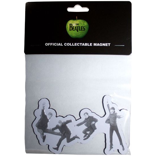 Picture of The Beatles Fridge Magnet: Jump Photo Embossed