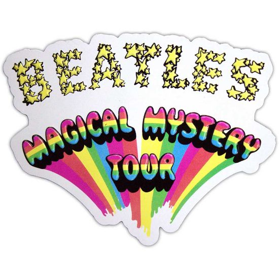 Picture of The Beatles Fridge Magnet: Magical Mystery Tour Logo Embossed