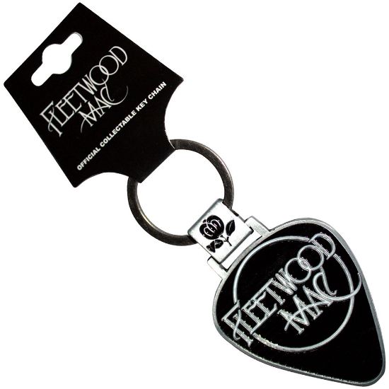 Picture of Fleetwood Mac Keychain: Classic Logo Plectrum