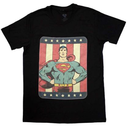 Picture of DC Comics Unisex T-Shirt: Superman Stripes