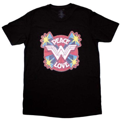 Picture of DC Comics Unisex T-Shirt: Wonder Woman Peace & Love