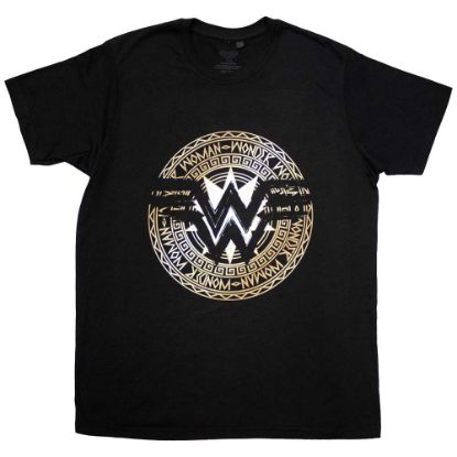 Picture of DC Comics Unisex T-Shirt: Wonder Woman Gold Circle