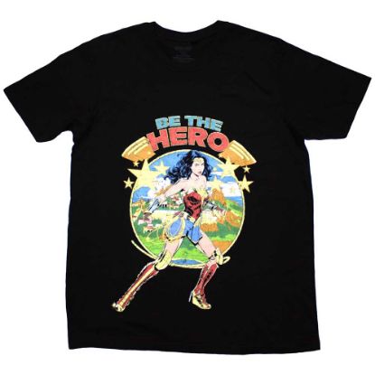 Picture of DC Comics Unisex T-Shirt: Wonder Woman Be The Hero