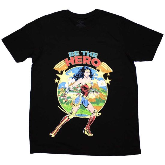 Picture of DC Comics Unisex T-Shirt: Wonder Woman Be The Hero