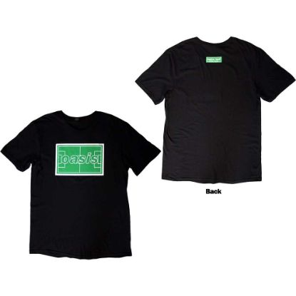 Picture of Oasis Unisex T-Shirt: Maine Road Football Pitch Back Print