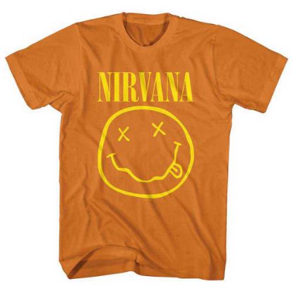 Picture of Nirvana Kids T-Shirt: Yellow Happy Face (7-8 Years)
