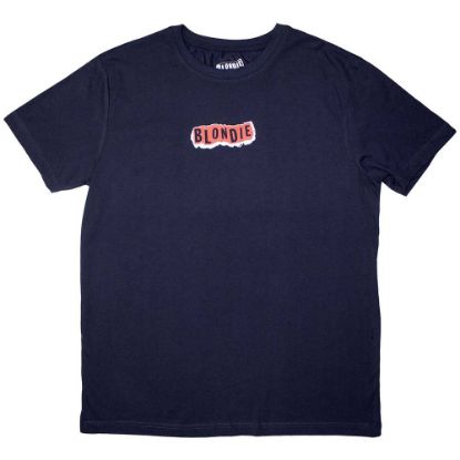 Picture of Blondie Unisex T-Shirt: Mini Punk Logo