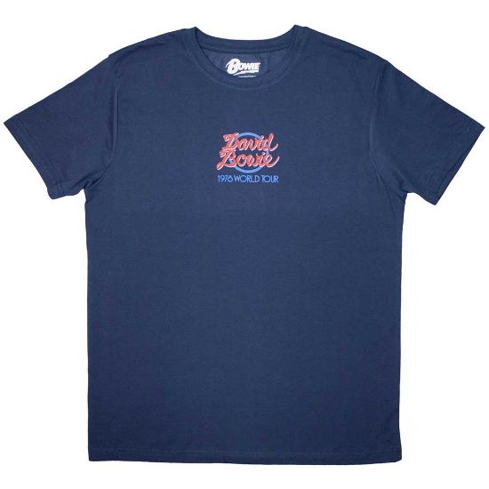 Picture of David Bowie Unisex T-Shirt: Mini 1978 World Tour Logo