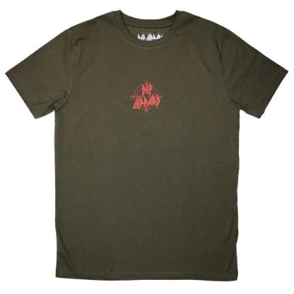 Picture of Def Leppard Unisex T-Shirt: Mini Target Logo